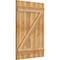 Ekena Millwork Joined Board-n-Batten Shutters w/Z-Bar, Rough Sawn Western Red Cedar, 26 7/8W x 38H, PR RBJ06Z26X038RWR - alternate 3